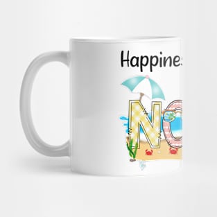 Happiness Is Being A Nona Summer Beach Happy Mother's Mug